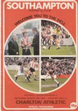 Southampton v Charlton Athletic   25-Mar-1978