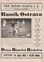 Banik Ostrava v Dukla Banska Bystrica 14-Oct-1983