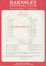 Barnsley Reserves v Burnley Reserves 28-Nov-1990