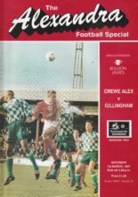 Crewe Alexandra v Gillingham 01-Mar-1997