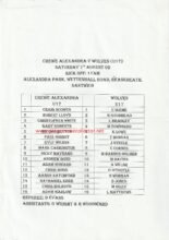 Crewe Alexandra Youth v Wolverhampton Wanderers Youth 07-Aug-2002