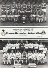 Crewe Alexandra Youth v Aston Villa Youth 07-Dec-1987