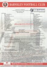 Barnsley Reserves v Burnley Reserves 30-Jan-2001