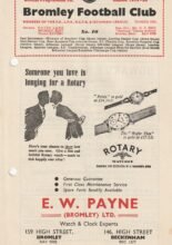 Bromley v Corinthian Casuals 24-Sep-1959