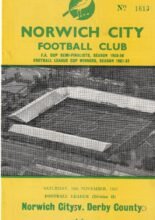 Norwich City v Derby County 16-Nov-1963