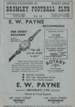 Bromley v Leytonstone 12-Dec-1953