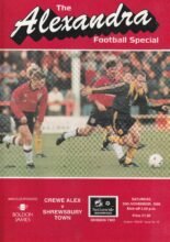 Crewe Alexandra v Shrewsbury Town 30-Nov-1996