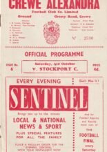 Crewe Alexandra v Stockport County 03-Oct-1959