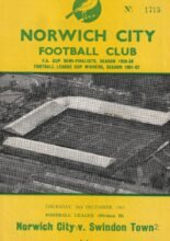 Norwich City v Swindon Town 26-Dec-1963