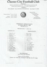Chester City v Wigan Athletic 24-Jul-1999
