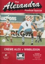Crewe Alexandra v Wimbledon 04-Jan-1997