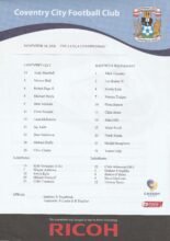 Coventry City v Sheffield Wednesday 18-Nov-2006