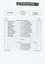 Southport v Stockport County 2002-03