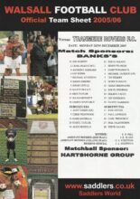 Walsall v Tranmere Rovers 26-Dec-2005