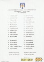 Colchester United v Tranmere Rovers 10-Apr-2006