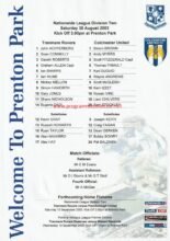 Tranmere Rovers v Colchester United 30-Aug-2003