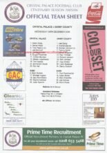 Crystal Palace v Derby County 28-Dec-2005