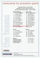 Tranmere Rovers v Luton Town 30-Nov-2002