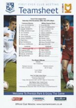 Tranmere Rovers v Milton Keynes Dons 27-Nov-2004
