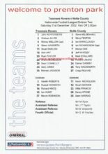 Tranmere Rovers v Notts County 21-Dec-2002