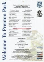 Tranmere Rovers v Notts County 27-Mar-2004