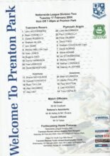 Tranmere Rovers v Plymouth Argyle 17-Feb-2004