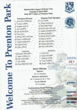 Tranmere Rovers v Queens Park Rangers 06-Apr-2004