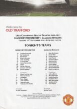 Manchester United v Glasgow Rangers  14-Sep-2010