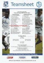 Tranmere Rovers v Sheffield Wednesday 27-Aug-2004