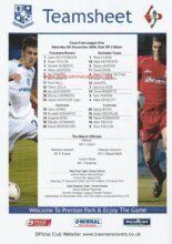 Tranmere Rovers v Swindon Town 06-Nov-2004