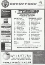 Brentford v Tranmere Rovers 12-Apr-2005