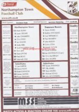 Northampton Town v Tranmere Rovers 16-Sep-2006