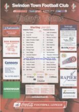 Swindon Town v Tranmere Rovers 23-Apr-2005