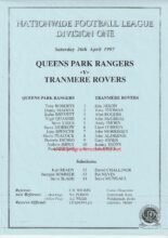 Queens Park Rangers v Tranmere Rovers 26-Apr-1997