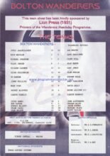 Bolton Wanderers v Tranmere Rovers 04-Dec-1999