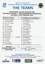 Tranmere Rovers v Wolverhampton Wanderers 10-Feb-2001