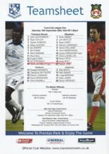 Tranmere Rovers v Wrexham 18-Sep-2004