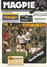 Notts County v Doncaster Rovers 16-Jan-1986