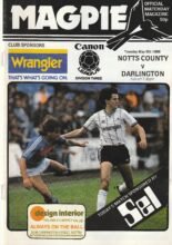 Notts County v Darlington 06-May-1986