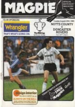 Notts County v Doncaster Rovers 20-Aug-1985