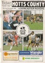 Notts County v Doncaster Rovers 25-Oct-1986