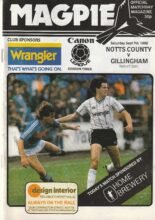 Notts County v Gillingham 07-Sep-1985