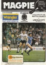 Notts County v Lincoln City 27-Oct-1985