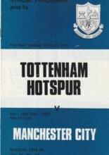 Tottenham Hotspur v Manchester City 15-Dec-1973