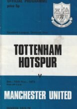 Tottenham Hotspur v Manchester United 10-Nov-1973