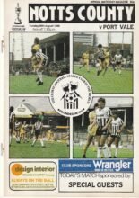 Notts County v Port Vale 26-Aug-1986