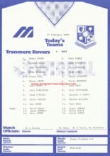 Tranmere Rovers v Bury 26-Feb-1999
