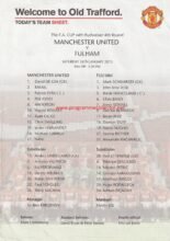 Manchester United v Fulham 26-Jan-2013