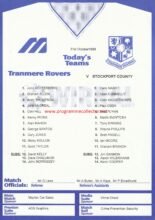 Tranmere Rovers v Stockport County 31-Oct-1998