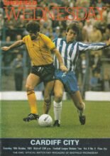 Sheffield Wednesday v Cardiff City  10-Oct-1981